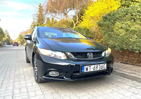 lubelskie Honda Civic cena 46900 przebieg: 49835, rok produkcji 2016 z Warszawa